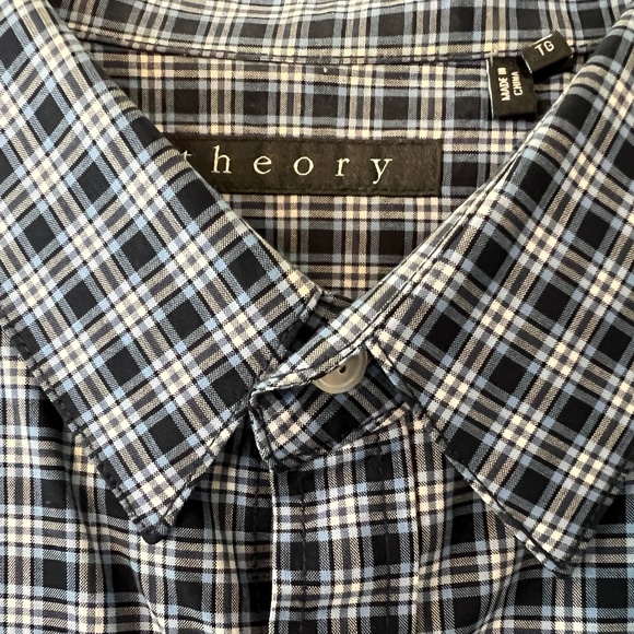 Theory Men's Button Down Dress Shirt - Picture 1 of 7